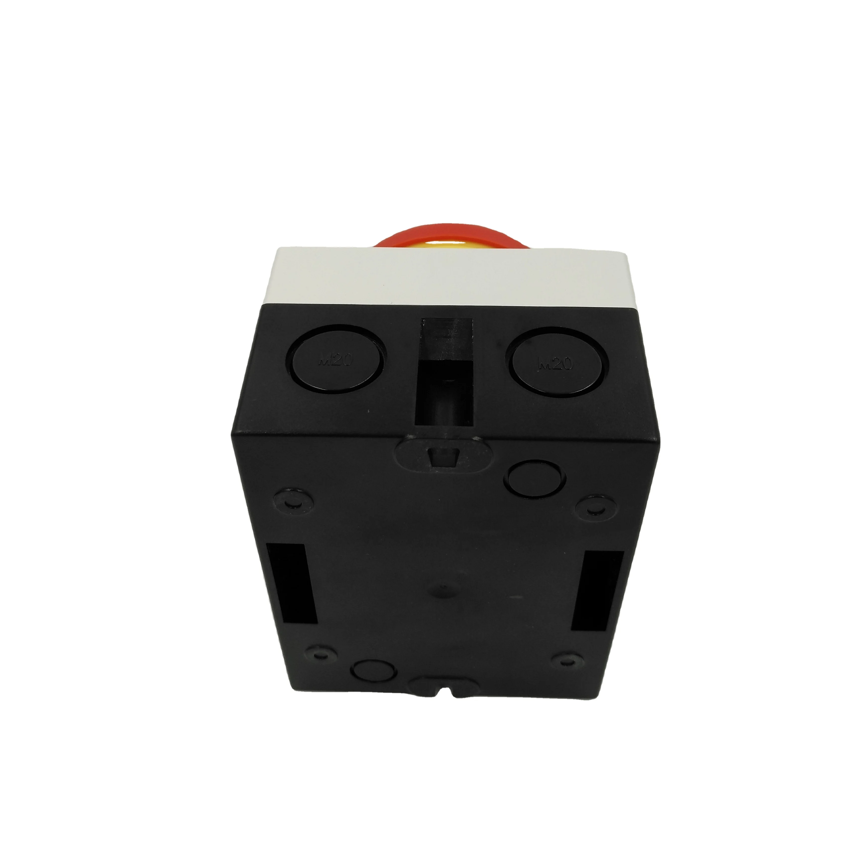 IP65 waterproof of Power main switch  rotary isolator switch 3 phase 20a with 3 pole disconnect switch