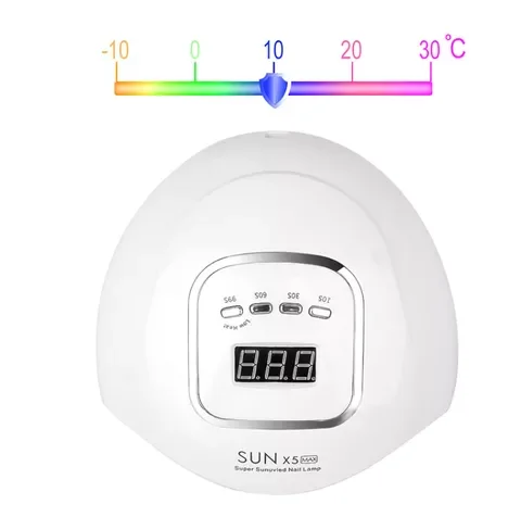 150W Sun X5 MAX Nail Gel Lamp Lamp LED Nail Dryer with LCD Display Nail DIY Manicure Tools UV for All Gel Varnish Ice Lamp #GS-9