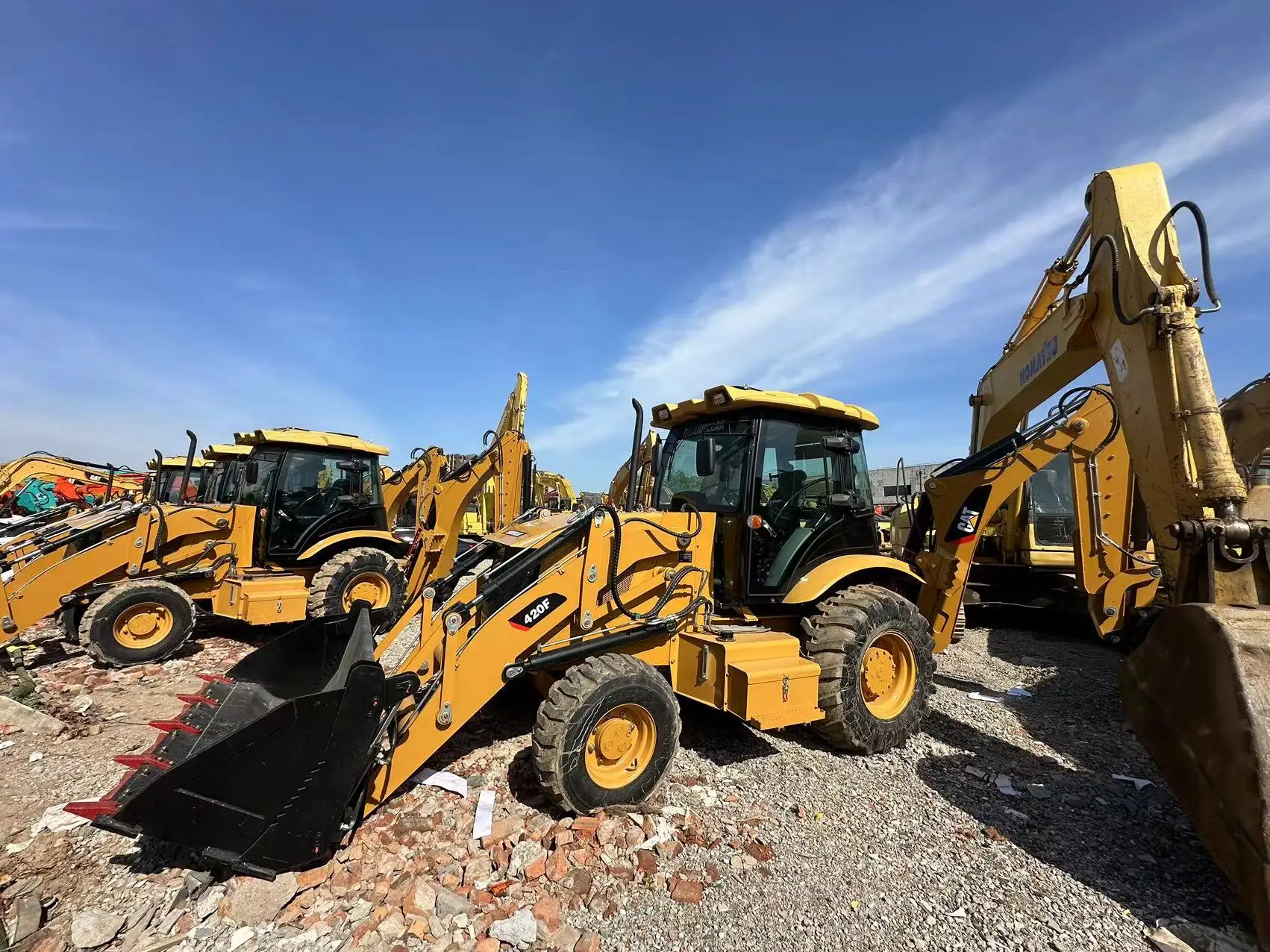 Hot sale Caterpillar Backhoes 4x4 420F 420F2 432F used Backhoes sale