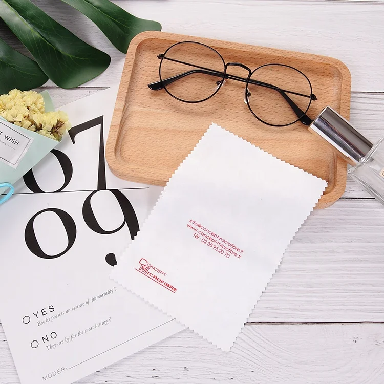 Wholesale low price logo customized individual packing cleaning microfiber cleaning cloth