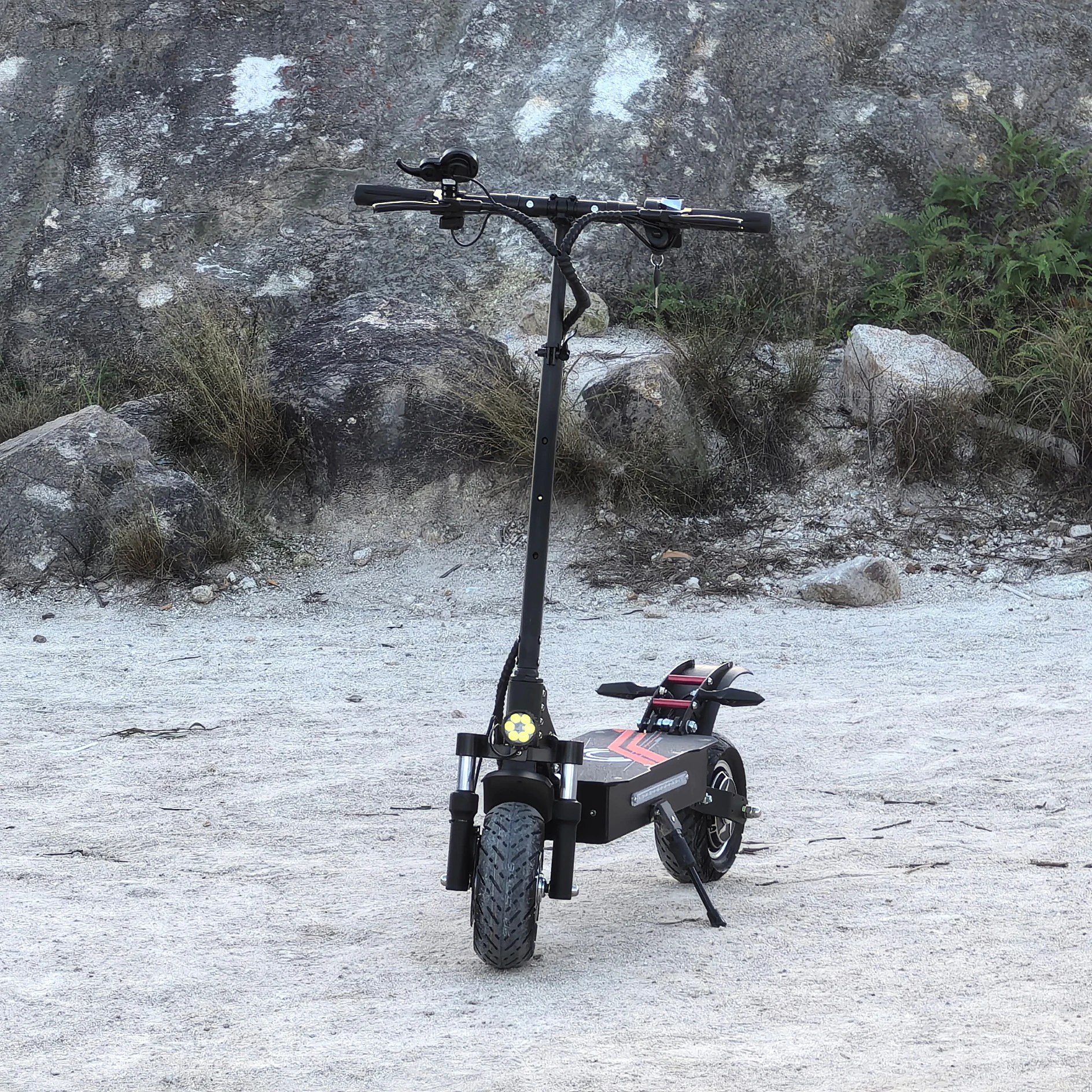 Q7PRO 3200W 52V Fat Tire Electric Scooter Double Motor Electric Kick Scooter Foldable Electric Scooter Warehouse