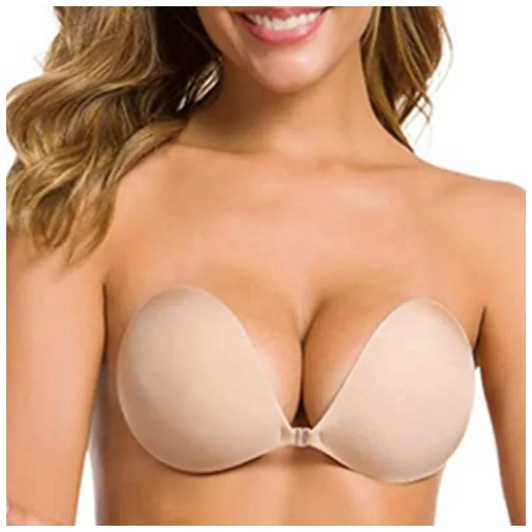 Seamless One-piece Push up Bra Strapless Bralette Women Invisible Bra