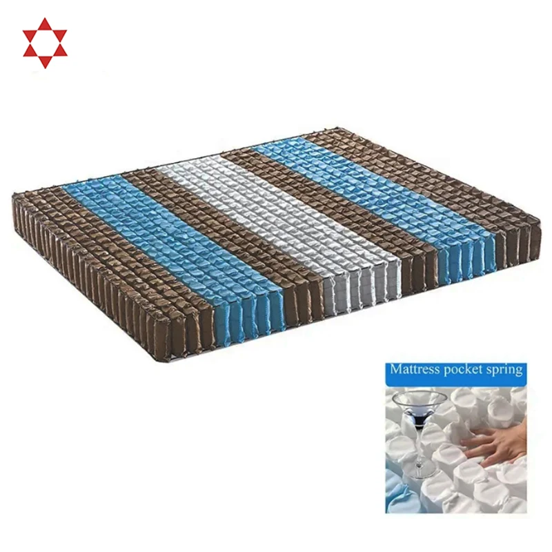 Cheap price Spring Manufacturer Roll Packed Pocket Coil Spring unit for Mattress