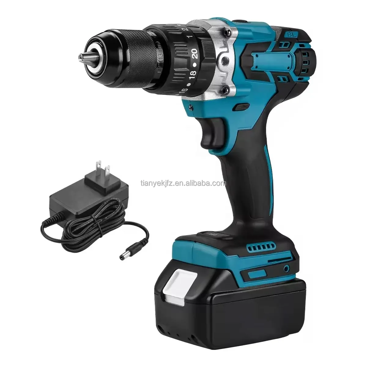 Best Lithium Battery Cordless Impact Drill Combo Set Electric Power Drilling Machines OEM TY Milwaukee Impact Drill 1 Inch 21V