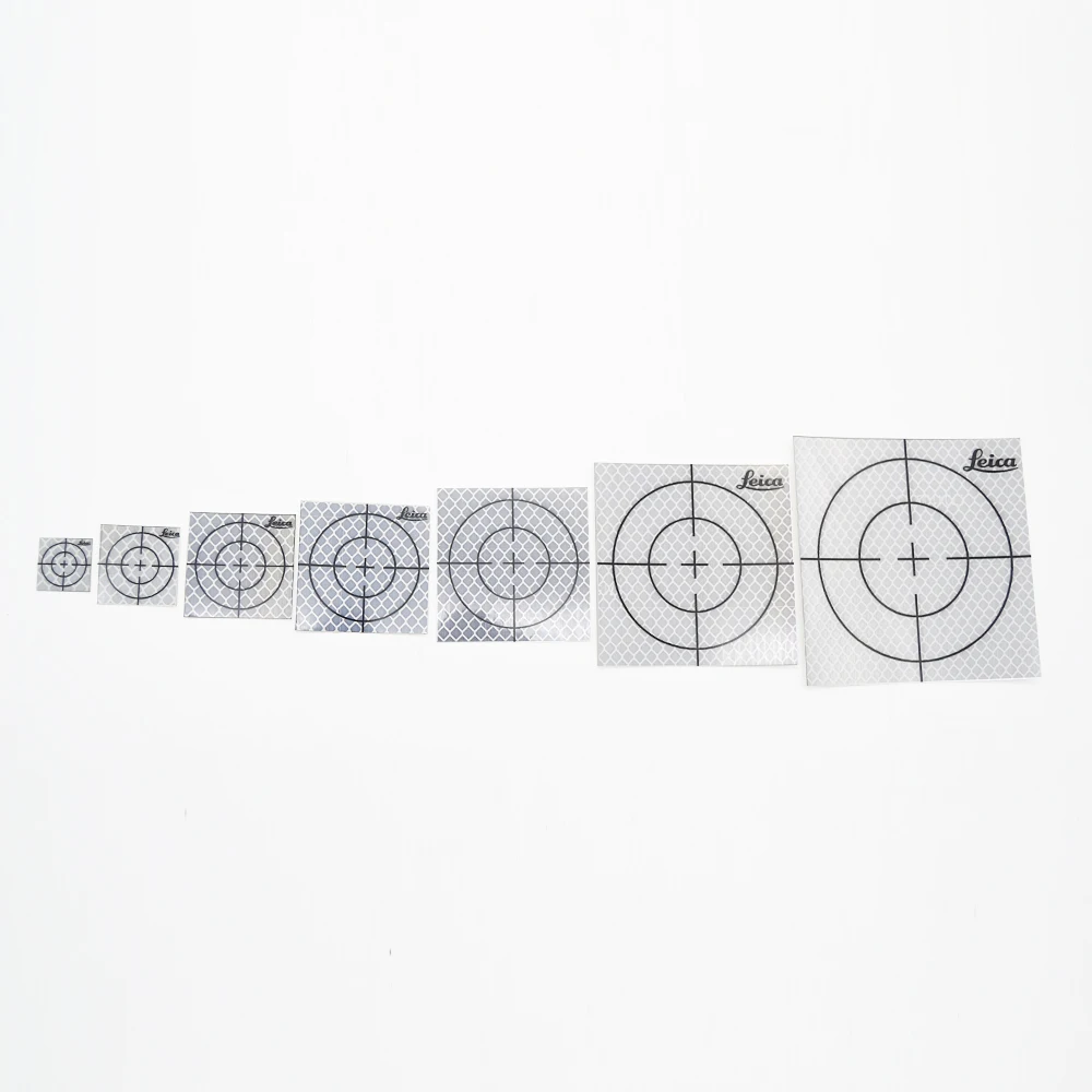 20 Pcs Reflector Sheet Reflective Tape Target Total Station 20/30/40/50/60/80/100mm