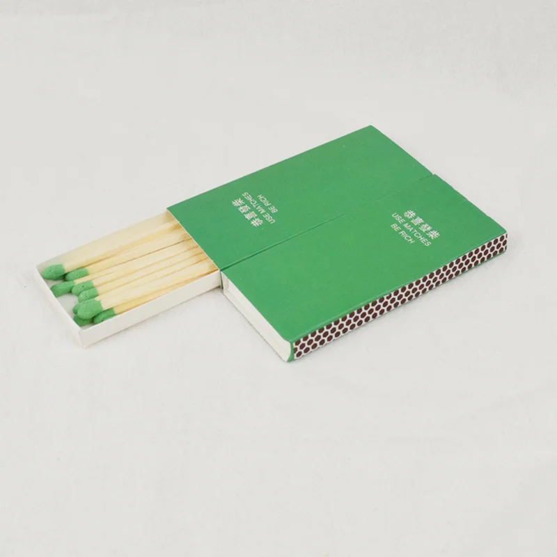 VLONG Book Style Matches Old Vintage Custom Logo Private Custom Matches Book Safety Color Candle Matches