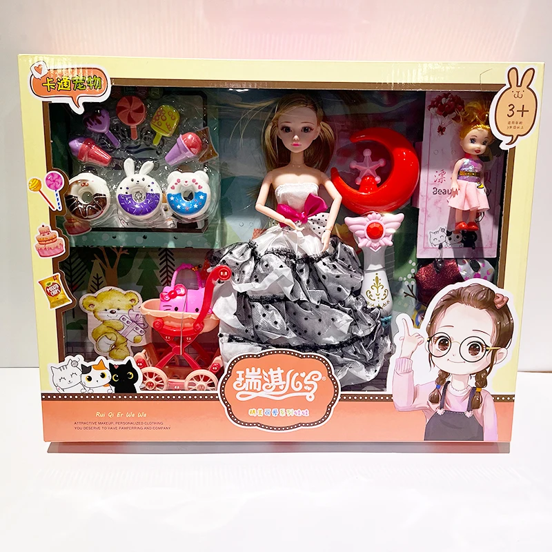 Wholesale Baby Dolls Girl Doll Toys Festival Dance Gifts Girl Princess Gift Box Set