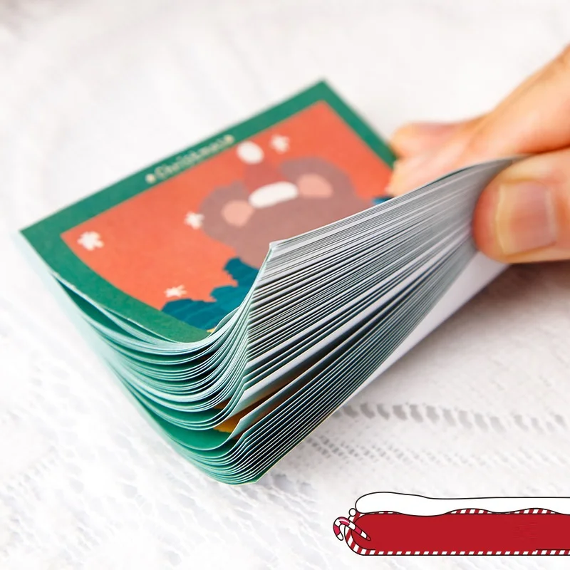 50sheets size 80*80mm writing paper memo pads animal sticky notes office and school supplies