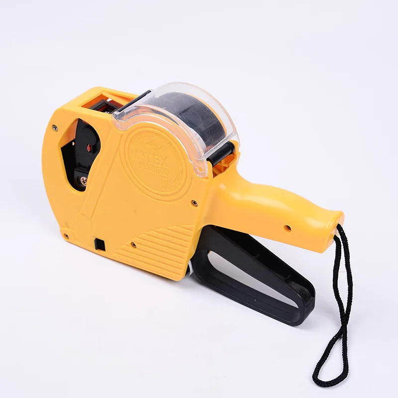 top sale easy to use portable retail shop use 1 line 8 digital  price label printer gun