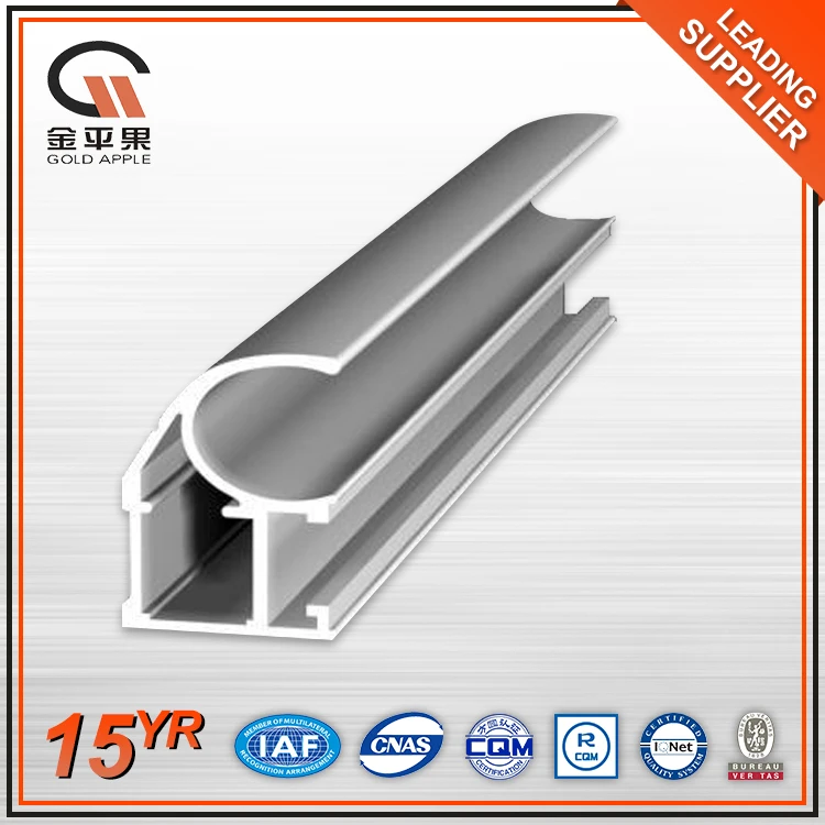 China factory custom industrial aluminum extrusion black anodized 6063 t slot aluminium profiles  manufacturer