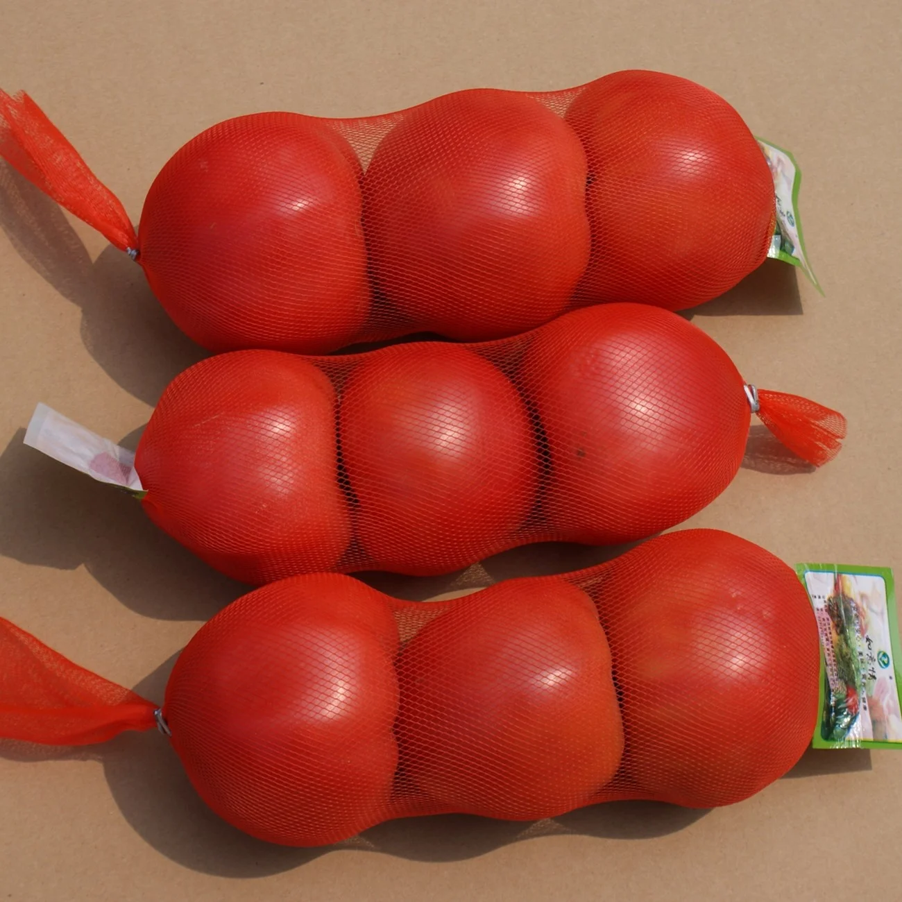 top sale small supermarket mesh bags with label plastic clasp for egg chestnut tomato orange onion net bags