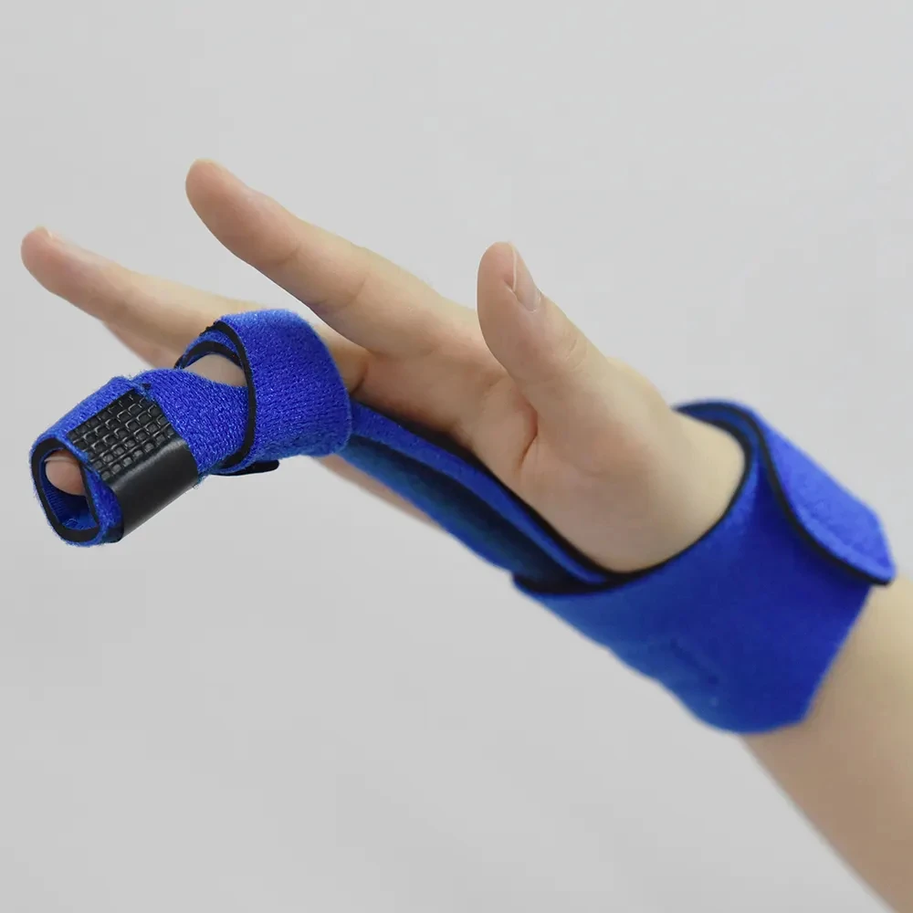 Wholesale Finger Support Neoprene Finger Hand Brace Splint Protection Anti Sprain Guard Men Women Medical Device
