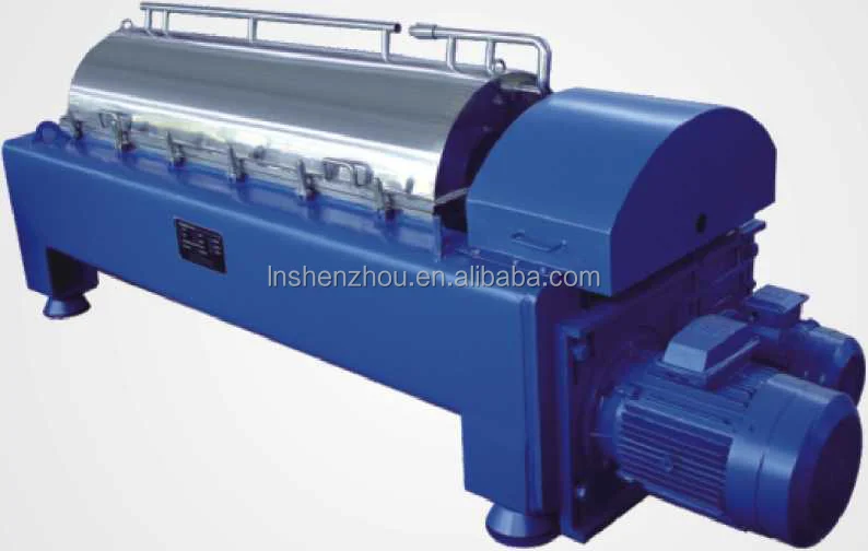 Horizontal decanter centrifuge for solid liquid separation automatic screw sedimentation discharging