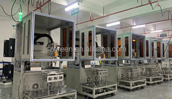 Hot Sale GREEN Automatic Glue Spraying Line Dispenser Machine with Motion Control Card+PLC