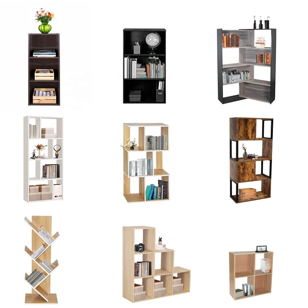 Customize 8-cube nordic style bedroom shelves wall shelf book eight organizer bookshelf storage racks wooden white book shelf