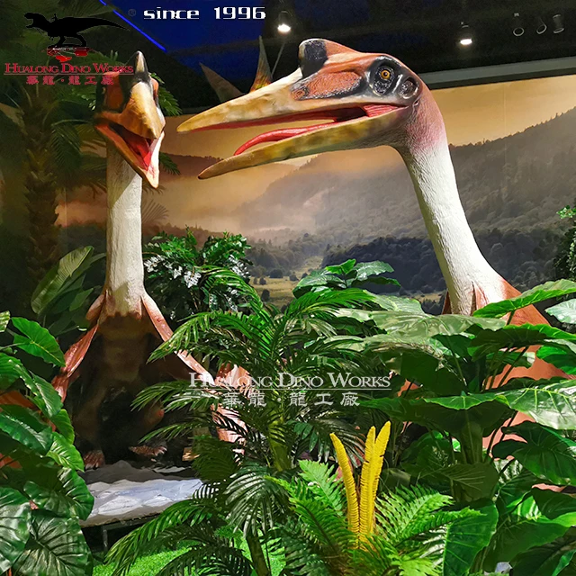 Free customized simulation robotic flying pterosaur dinosaur model