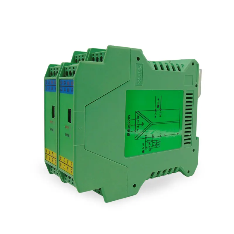 DQ703RB One Input One Output/Two Output PT100 Cu50 4-20mA RTD Signal Isolator