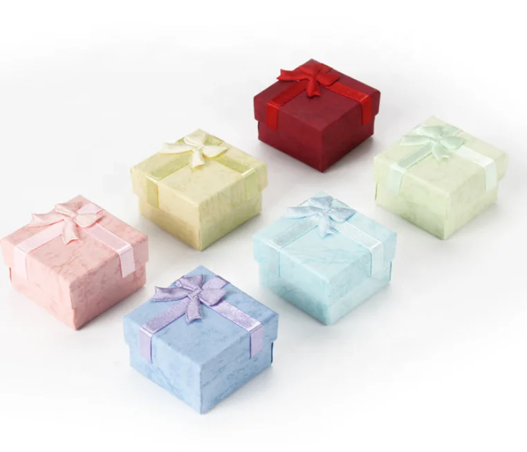 Spot wholesale custom jewelry packaging necklace bracelet ring earrings paper packing box