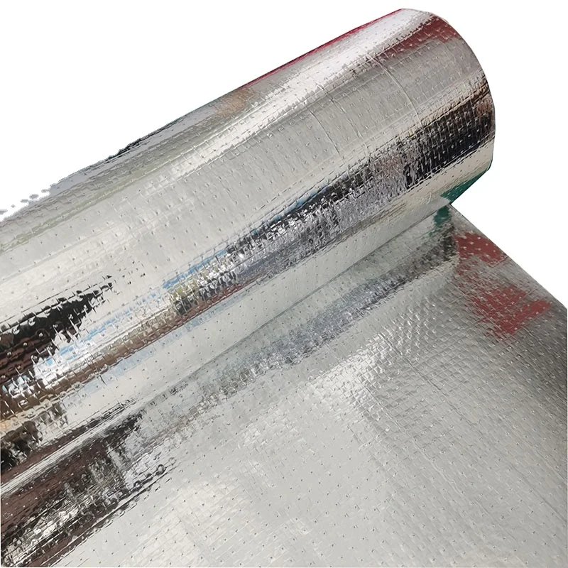 Reflective Insulation Sheet Thermal Reflective Aluminum Woven Fabric For Attic Insulation Steel House Insulation
