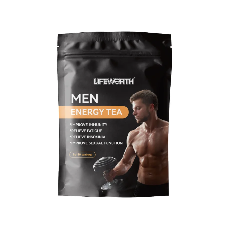 LIFEWORTH Male Herbal Tea Energy Sexual Ginseng Maca Tea Power Immunity Support