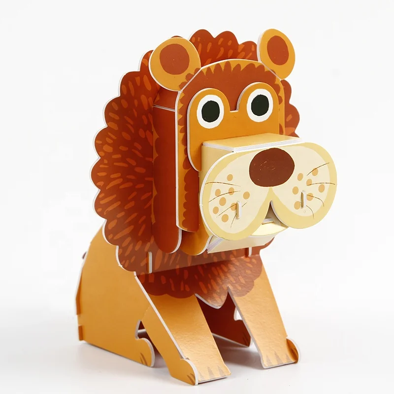 KT board Custom DIY paper puzzle 3d paper puzzle mini puzzle rabbit design