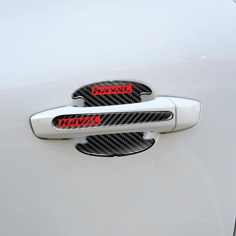 8pcs Car Door Sticker Scratches Resistant Cover Auto Handle Protection Film Exterior Accessory Car Decor Car Stickers