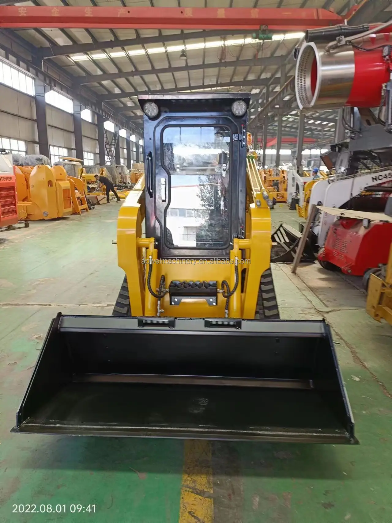 skid steer loader front end shovel loader Track-laying tractors color customized skid  tractor for sale  small skid steer
