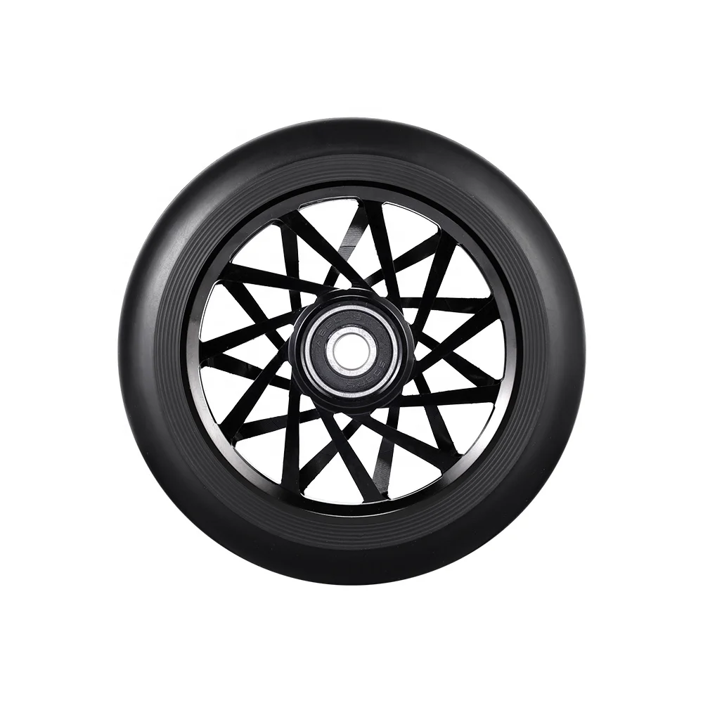 Huoli Scooter 110mm Cheap Scooter wheels Custom Urethane Pro Stunt Scooter Wheels with High Rebound Roues Trottinette Freestyle