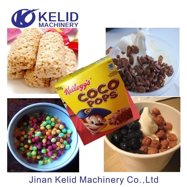 Automatic Inflating Sweet Corn Scale Processing Puffed Making Twin Screw Extruder Core Filled Small Snack Food Machine