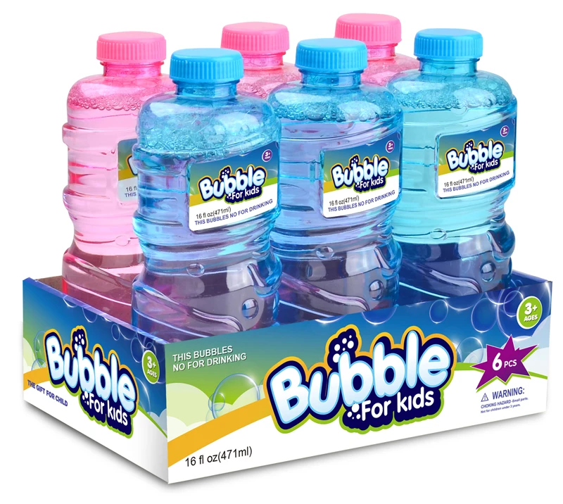 12 Pack 4OZ Refill Bubble Blowing Solution Bottles for Bubble Toys