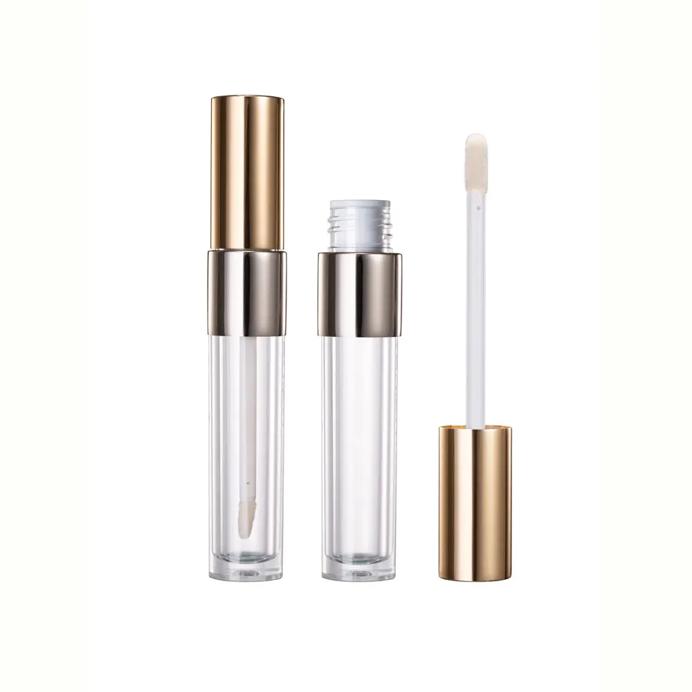 HUIHO luxury lip gloss containler tube case custom logo cosmetic packaging lip gloss tubes with wand