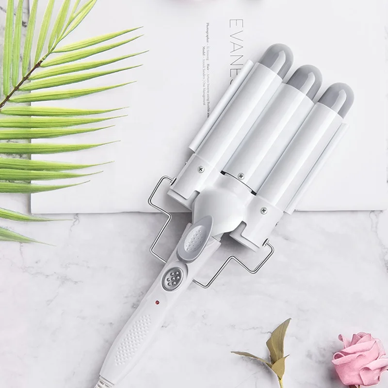 
High Quality Professional Hair Curling Iron Ceramic Triple Barrel Curler Hair Waver Styling Tools Styler 