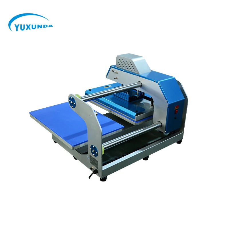 Yuxunda 18 Years Factory Auto Heat Press Pneumatic Sublimation Machine With 2 Pcs Heating Plates