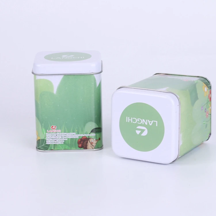 chocolate gift boxes cosmetic Food Storage Square Metal Christmas Candy Tin Box  Cookie Tin  Metal bottles sweet boxes packaging