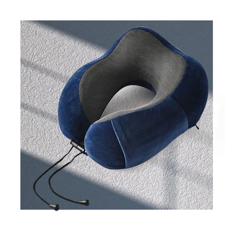 Hooded Neck Pillow for Airplane Sleeping-Head Support Portable Adjustable Neck Pillow for Car