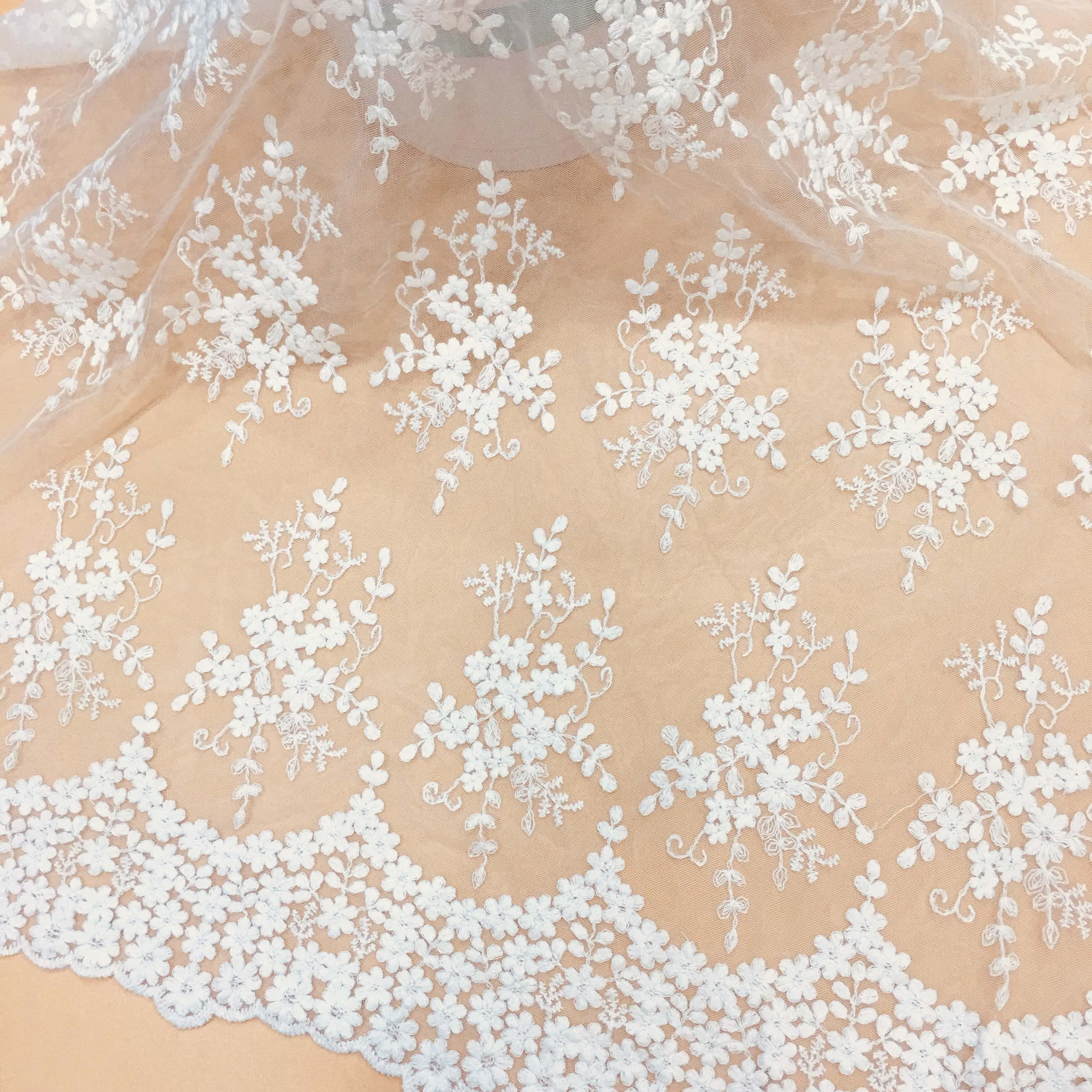 
 Хлопковая ткань RXF2078 с принтом курицы, вышивка, кружевная ткань  