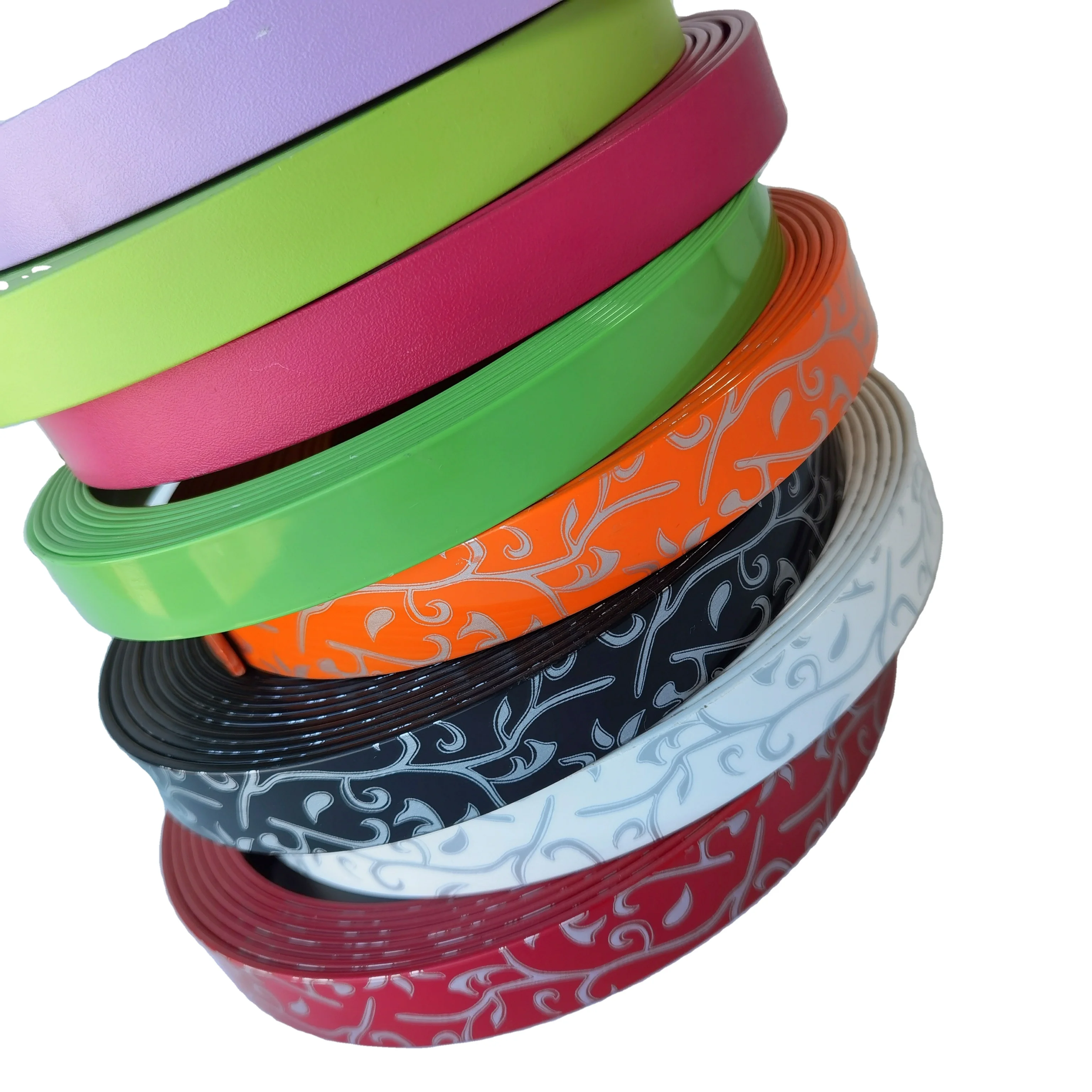 PVC edge lipping Strip Plastic Rubber Edge Protection Banding PVC Edge Banding Tape