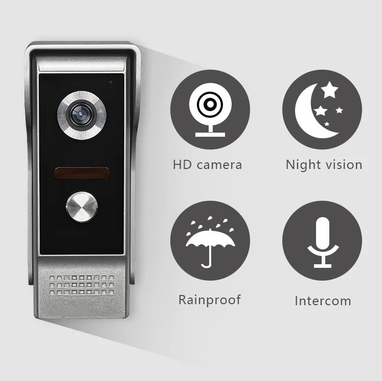 Multi-function  Intercom  telephone system conversation Call Bell video door phone