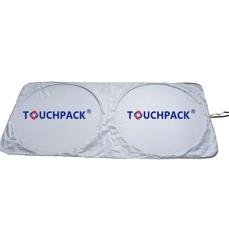 Promotional Printed Foldable Car Window Sunshade Cover Shield Front Windshield Car Sunshade