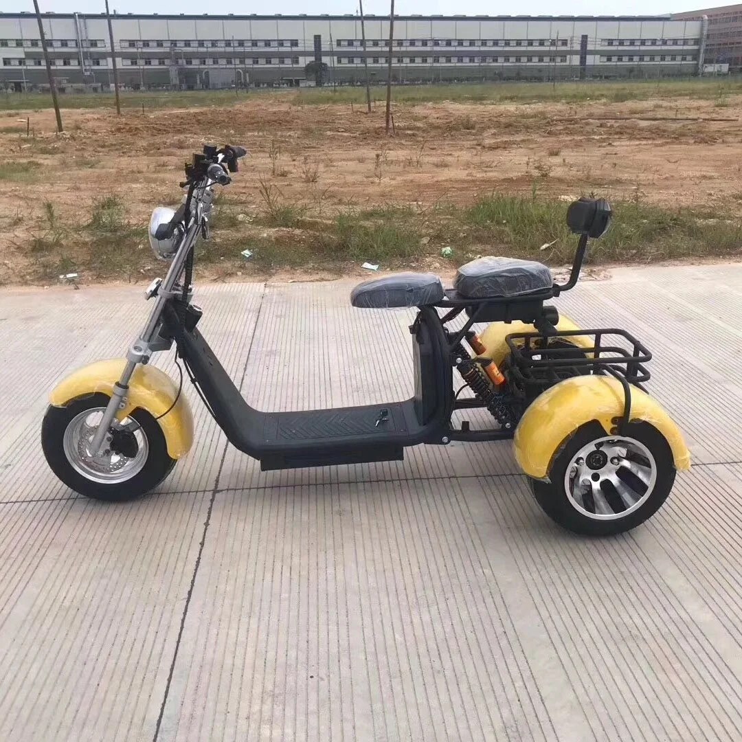 CHINA cheap citycoco  motorcycle three wheels tricycle basket 2000w 3 wheel   tricycle motorcycle