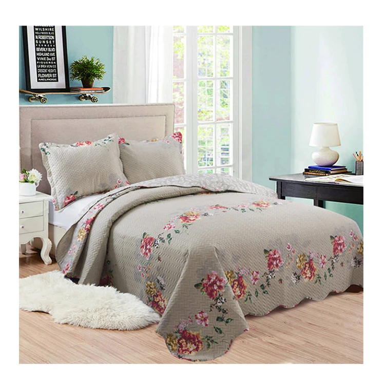 Роскошный комплект постельного белья из 3 предметов для дома одеяло с принтом наборы одеял полиэстеровое покрывало постельное белье