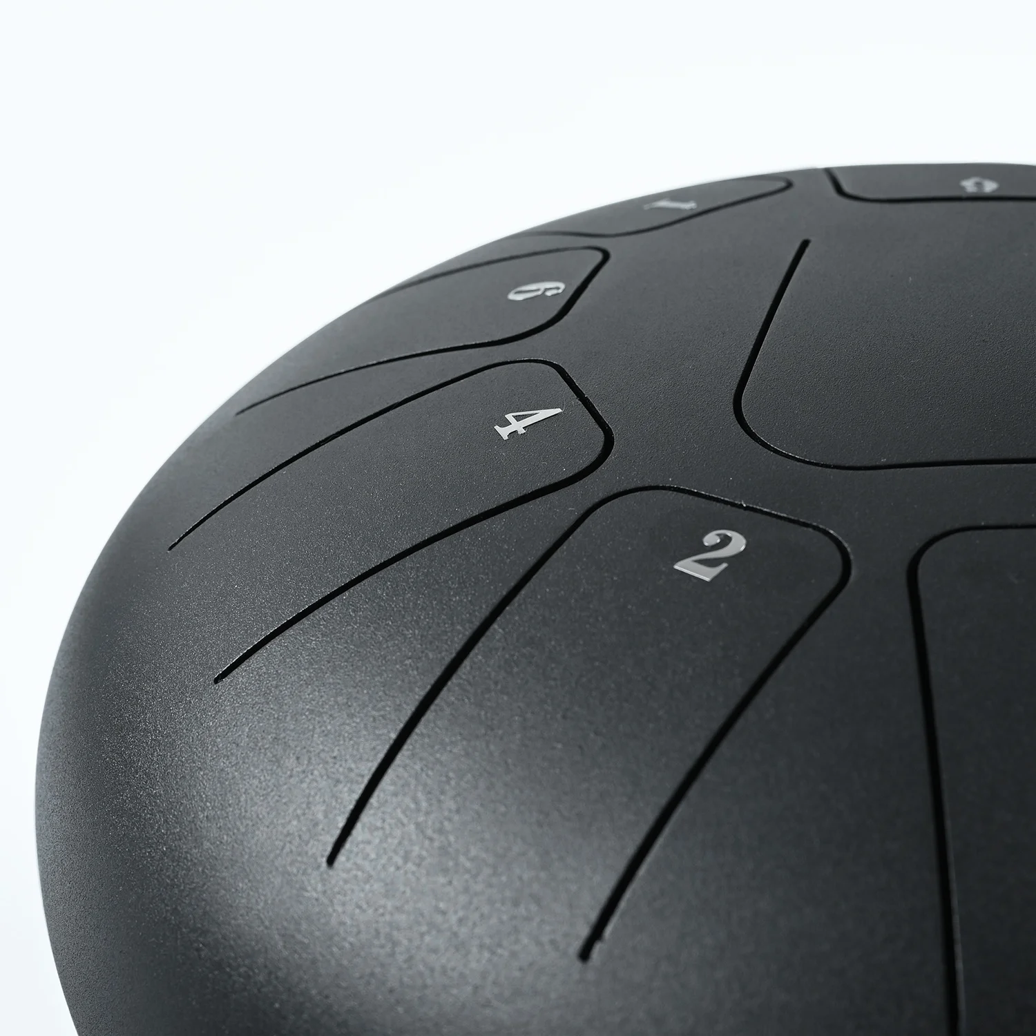 SUCCESS Popular Black 12 Inch/10 Inch 11 Notes Steel Tongue Drum for Music Performance