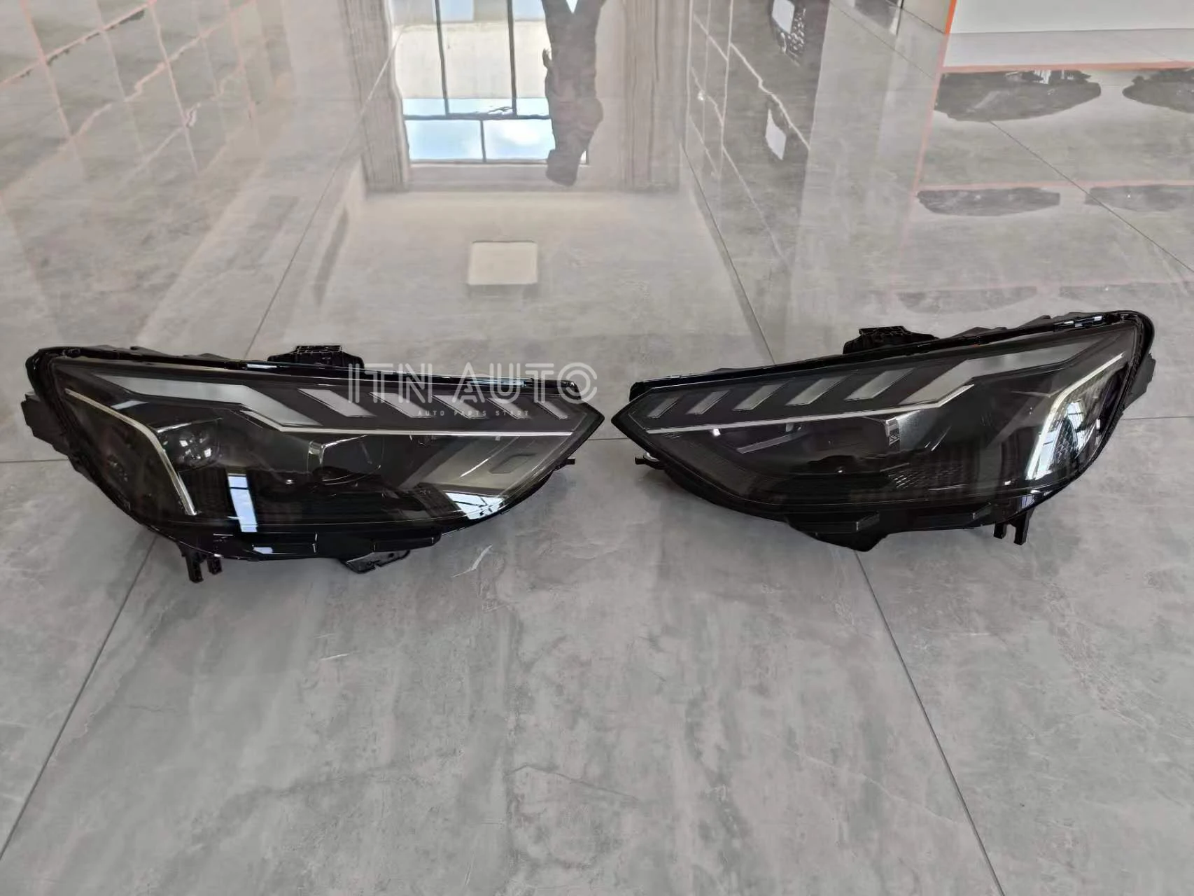 Upgrade Black Knight LED headlamp headlight for Audi A4 2020 Projector Lens head light head lamp assembly