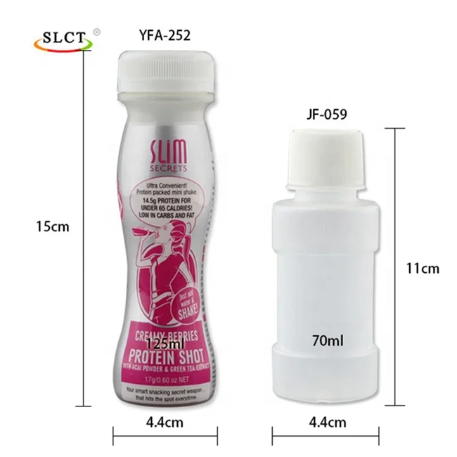 Pp 125ml Plastic Beverage Pribiotics Milk Storage Bottles 4oz Disposable Energy Shot Juice Bottle