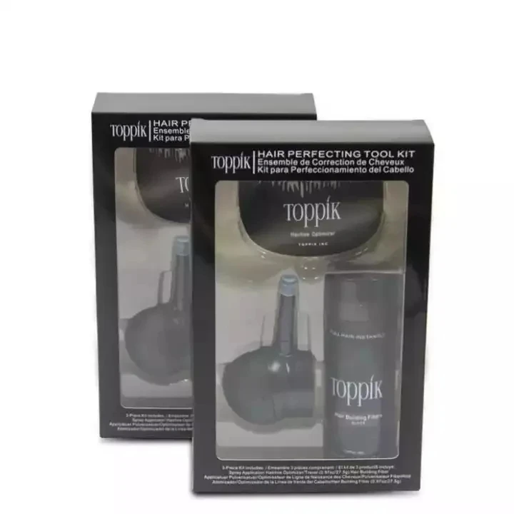 27.5G Hair Loss Treatment Fibre Fully Keratin Hair Building Fiber Powder Comb Pump Set