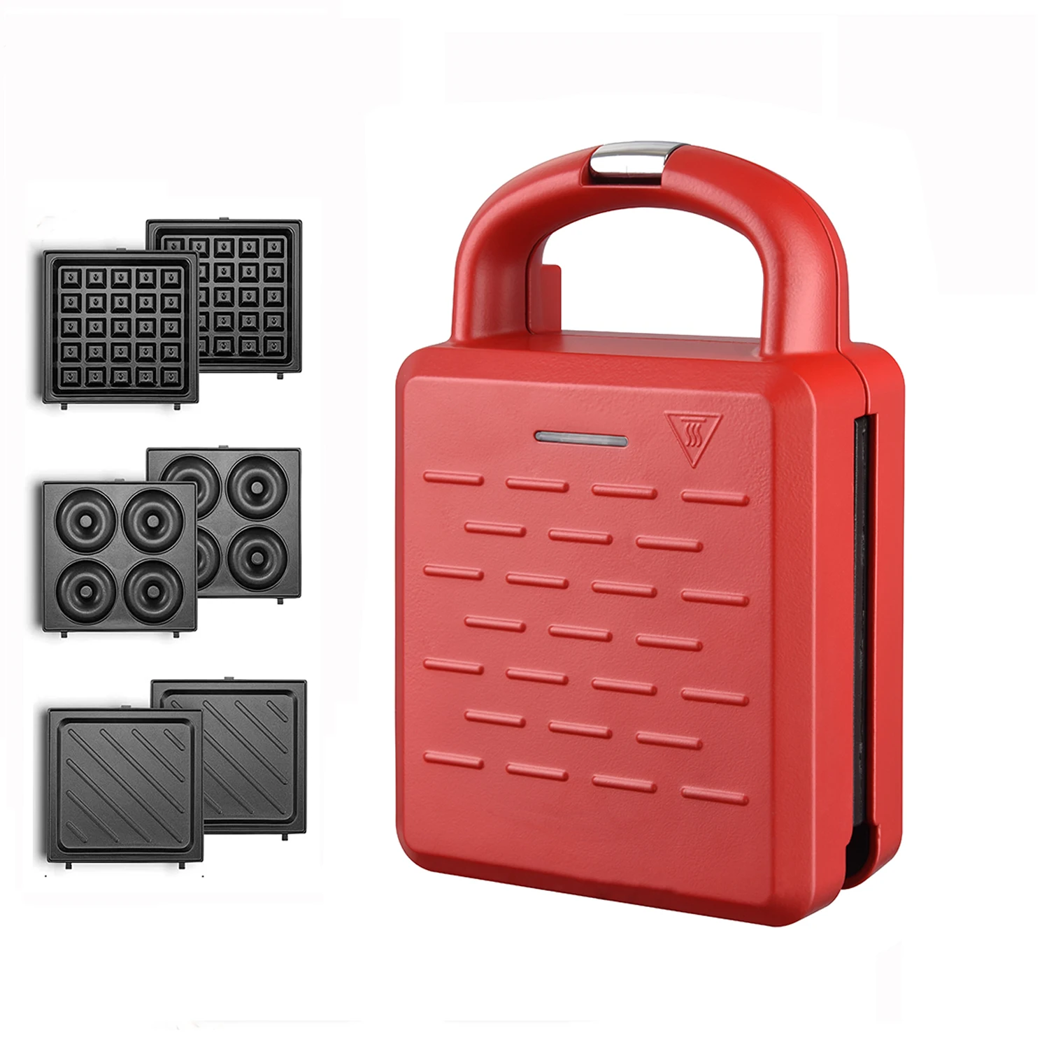 3 in 1 Detachable Non-stick Coating Press Grill Waffle Sandwich Maker