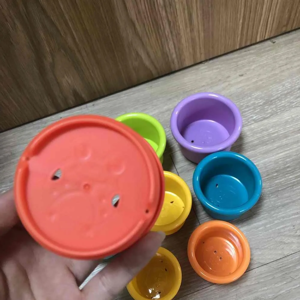 Wholesale Water Shower bathroom baby Building stack up cup toys