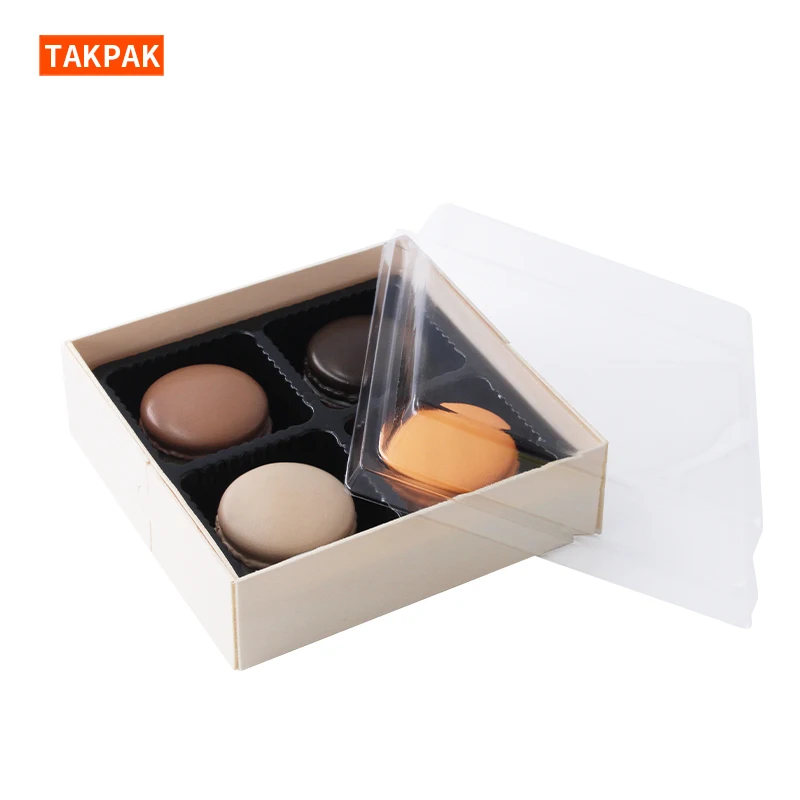 Premium Custom Packaging for Wedding Mini Cake Wood Box for Cake