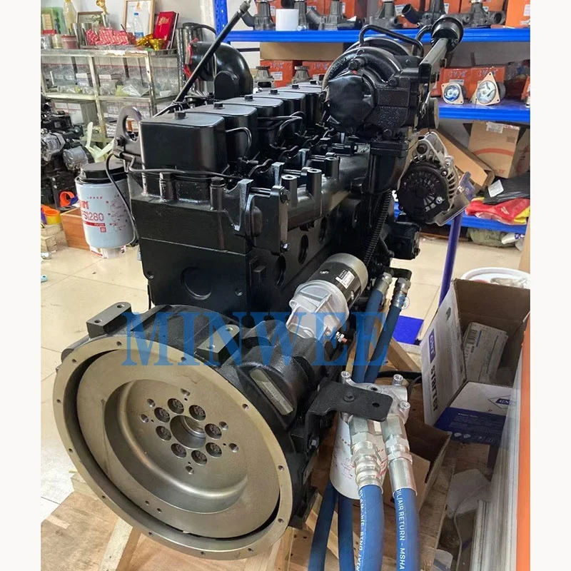 Cummins engine assembly 6BT5.9 diesel engine 6bt 6bt engine assembly 6BT5.9 -CL50 construction machinery parts for PC220-7