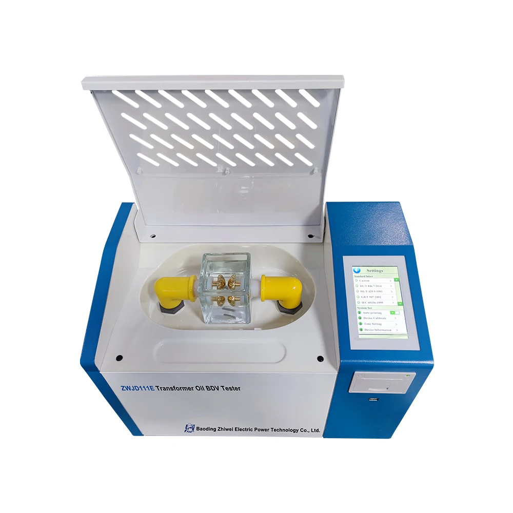 ZWJD111E breakdown voltage tester oil bdv test dielectric strength tester oil bdv tester oil bdv